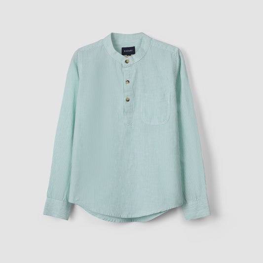 LONG SLEEVE SHIRT KIDS BASIC STRIPPED COTTON 3307