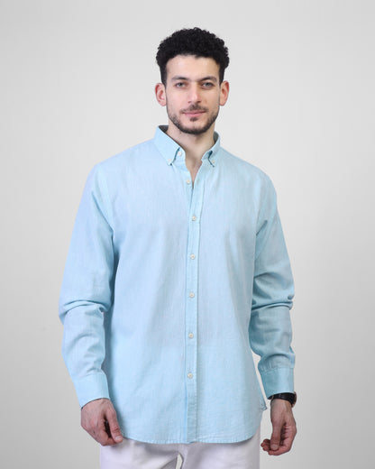 Basic linen shirt - 3323