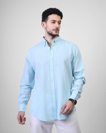 Basic linen shirt - 3323