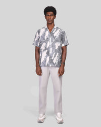 Minimal Art Cotton Shirt - 3343