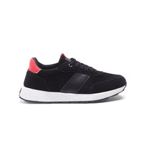 Perforated Suede-Look Leather Sneaker - 136
