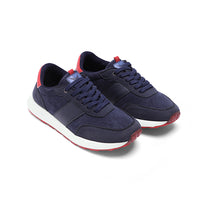 Perforated Suede-Look Leather Sneaker - 136