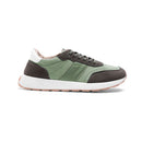 Perforated Suede-Look Leather Sneaker - 136