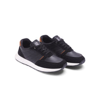 Suede-Accented Leather Sneaker - 137