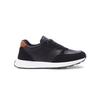 Suede-Accented Leather Sneaker - 137