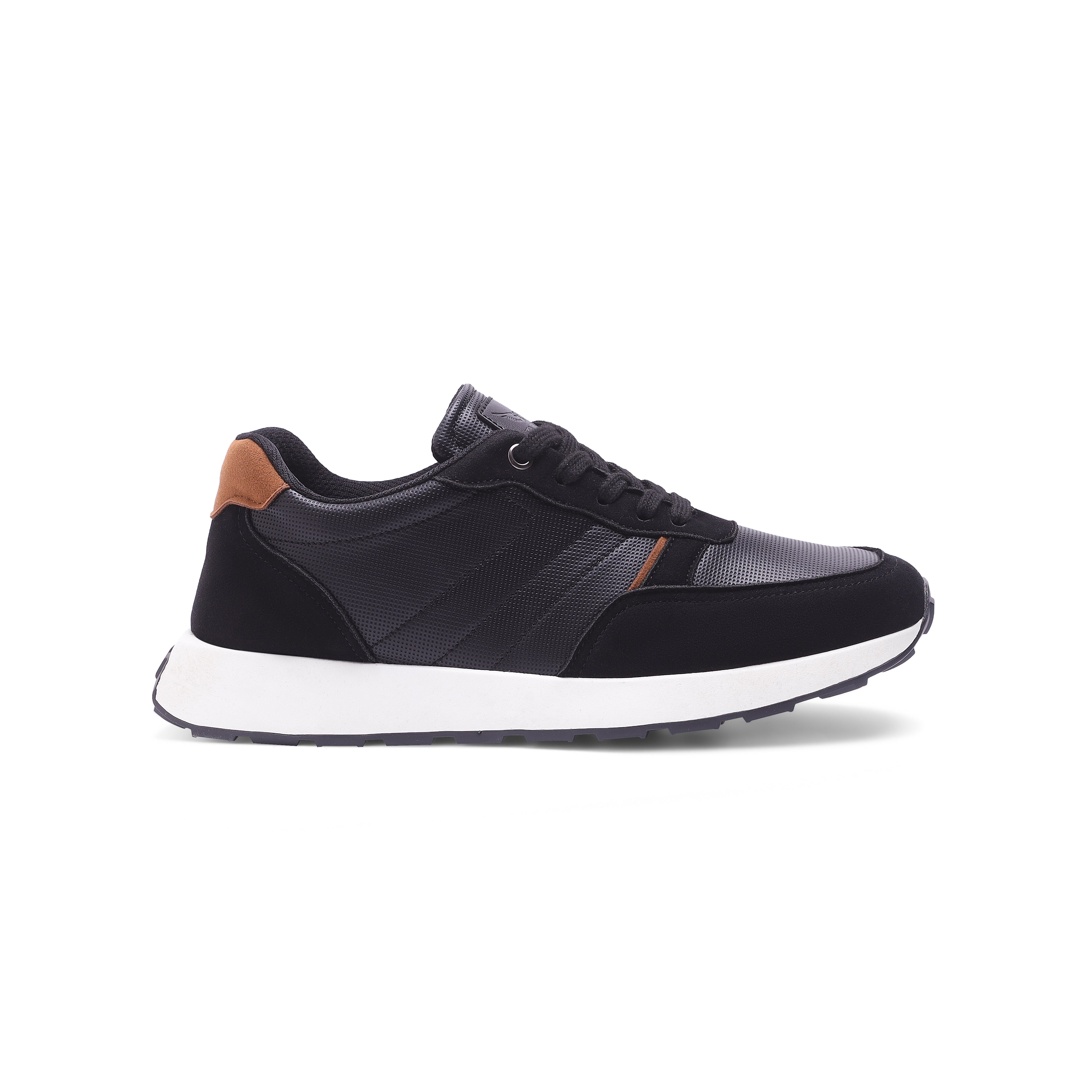 Suede-Accented Leather Sneaker - 137