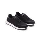 Perforated Suede-Look Leather Sneaker - 138