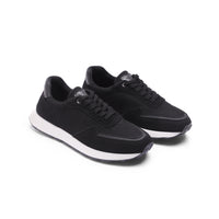 Perforated Suede-Look Leather Sneaker - 138