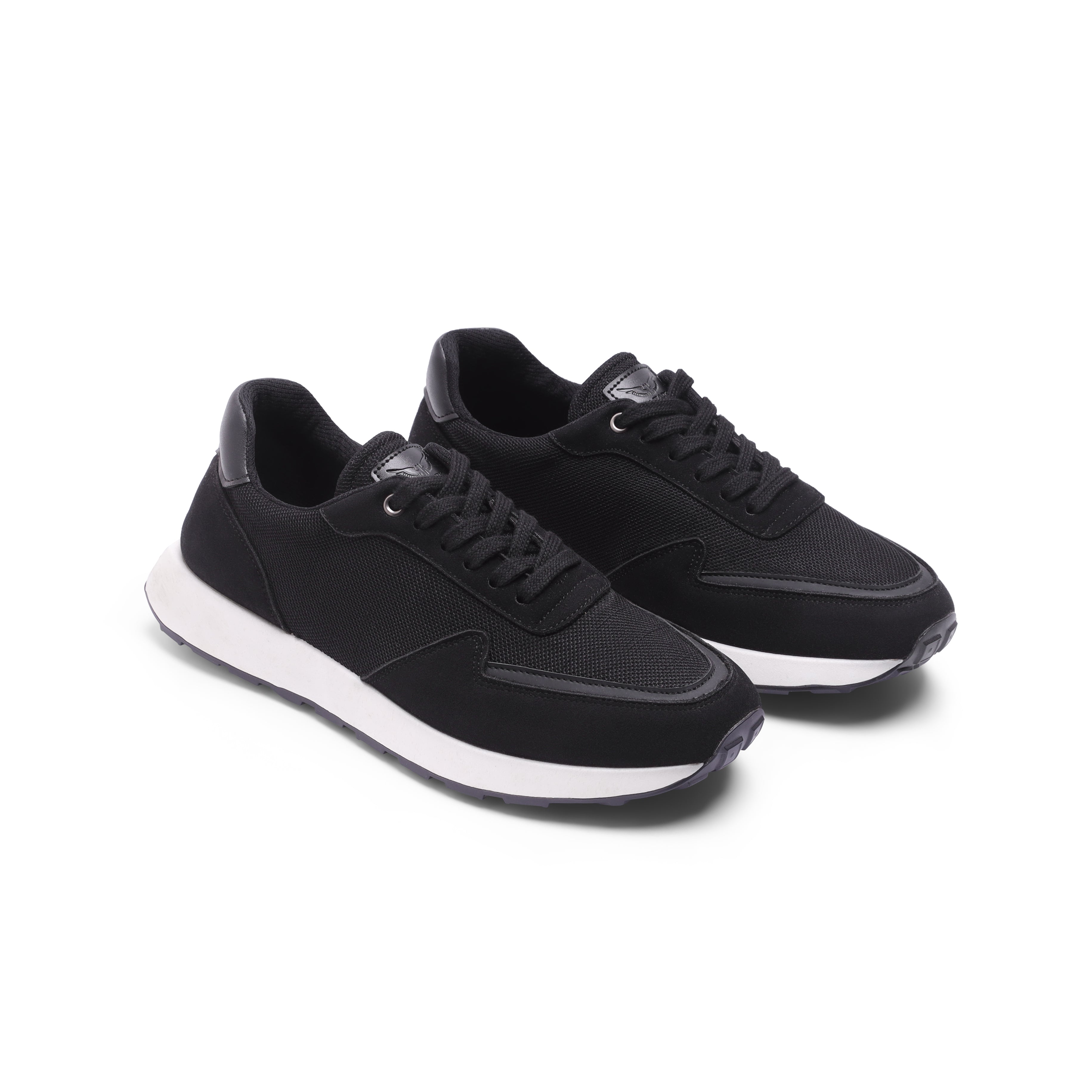 Perforated Suede-Look Leather Sneaker - 138