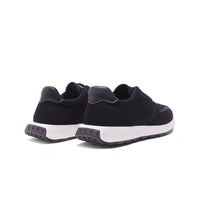Perforated Suede-Look Leather Sneaker - 138