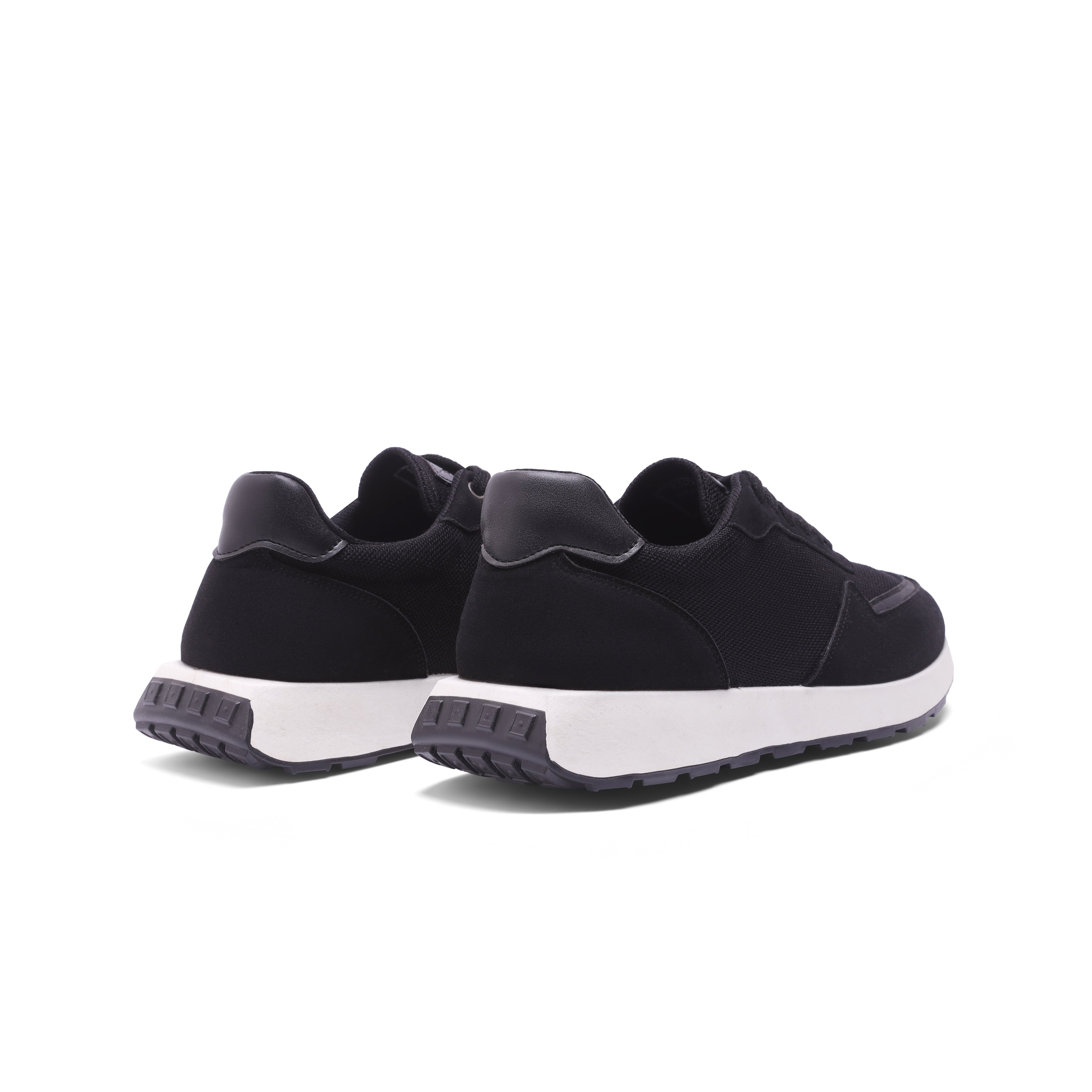 Perforated Suede-Look Leather Sneaker - 138