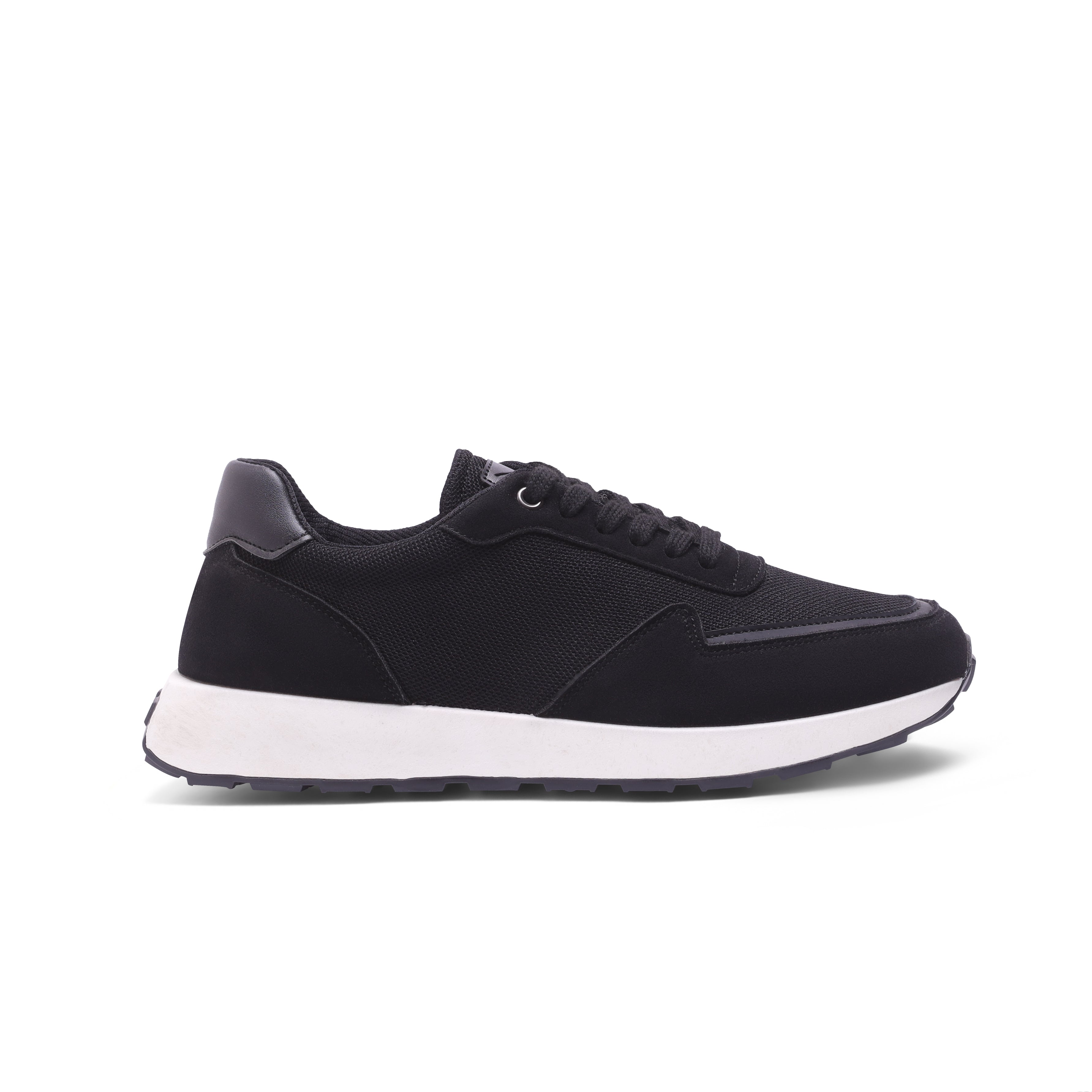 Perforated Suede-Look Leather Sneaker - 138