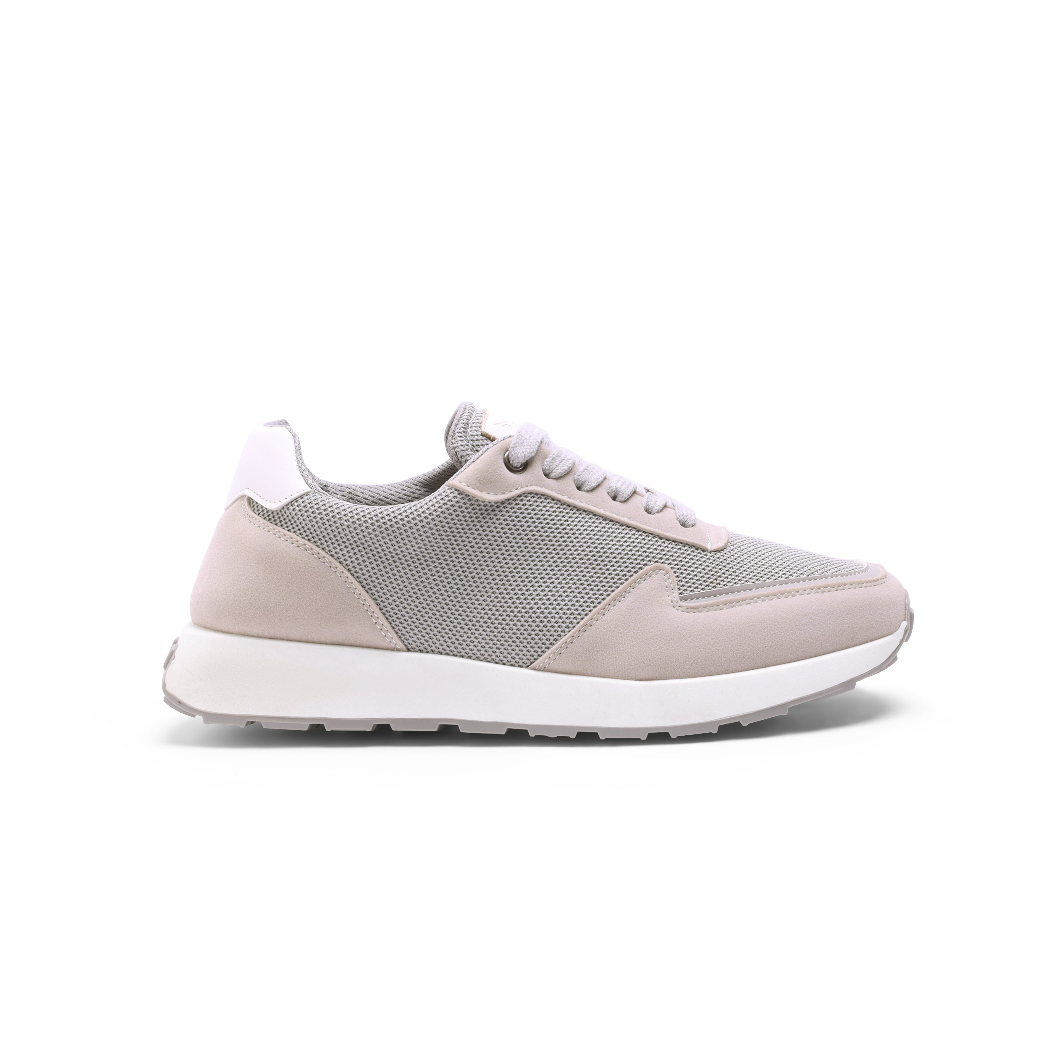 Perforated Suede-Look Leather Sneaker - 138