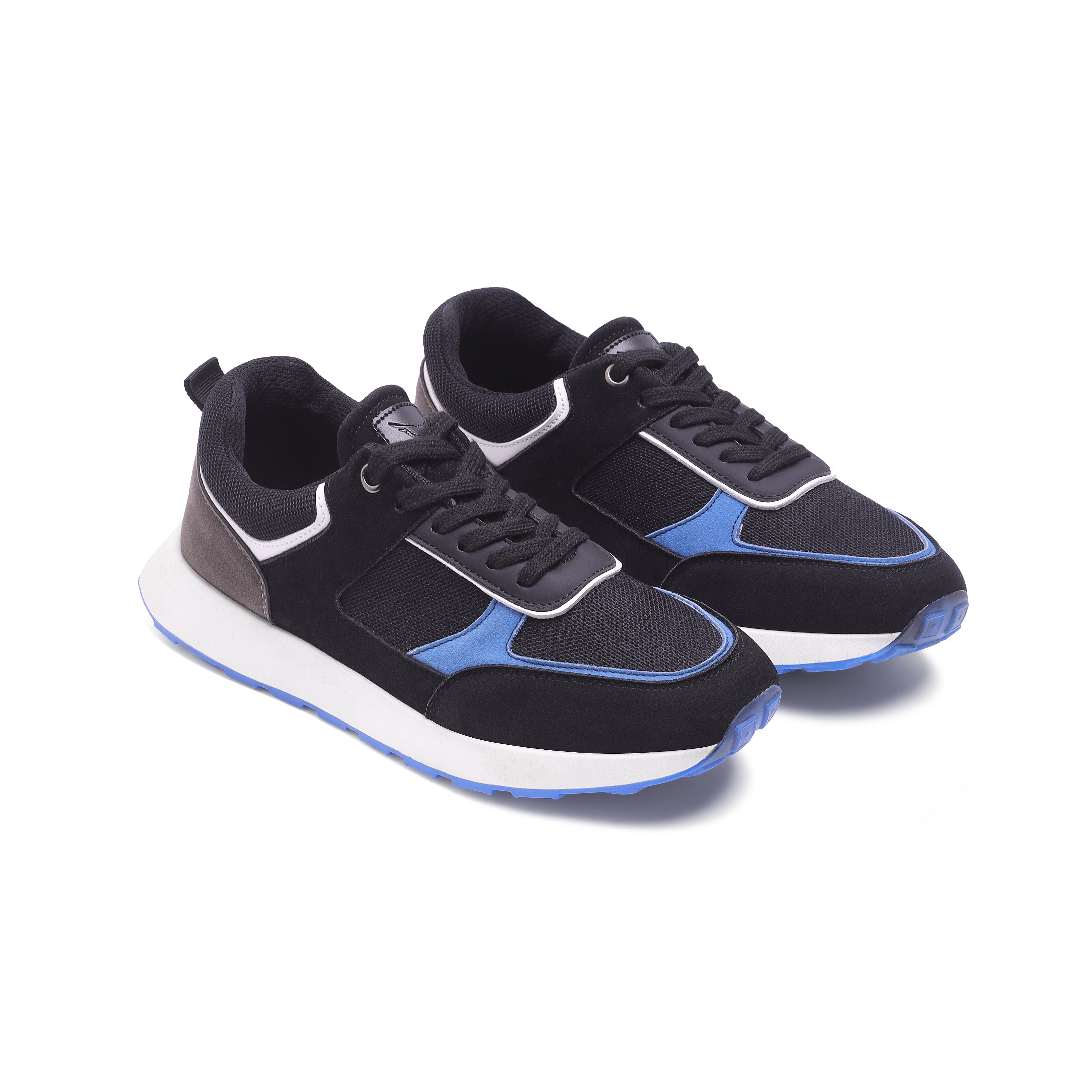Perforated Suede-Look Leather Sneaker - 140