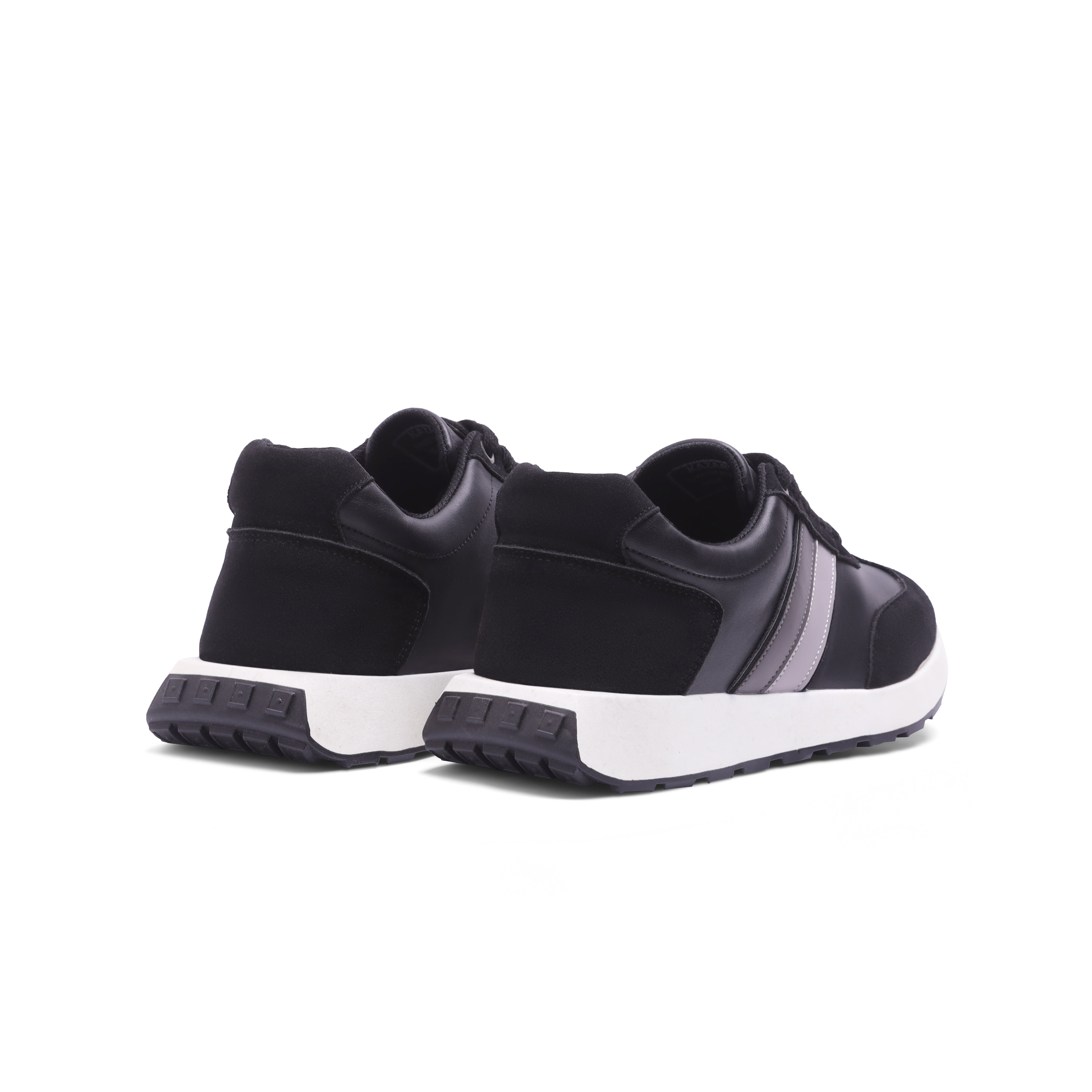 Suede-Accented Leather Sneaker - 142