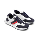 Suede-Accented Leather Sneaker - 142