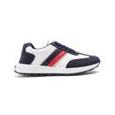 Suede-Accented Leather Sneaker - 142