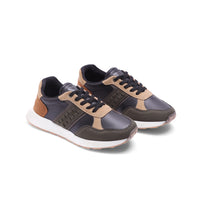 Suede-Accented Leather Sneaker - 143