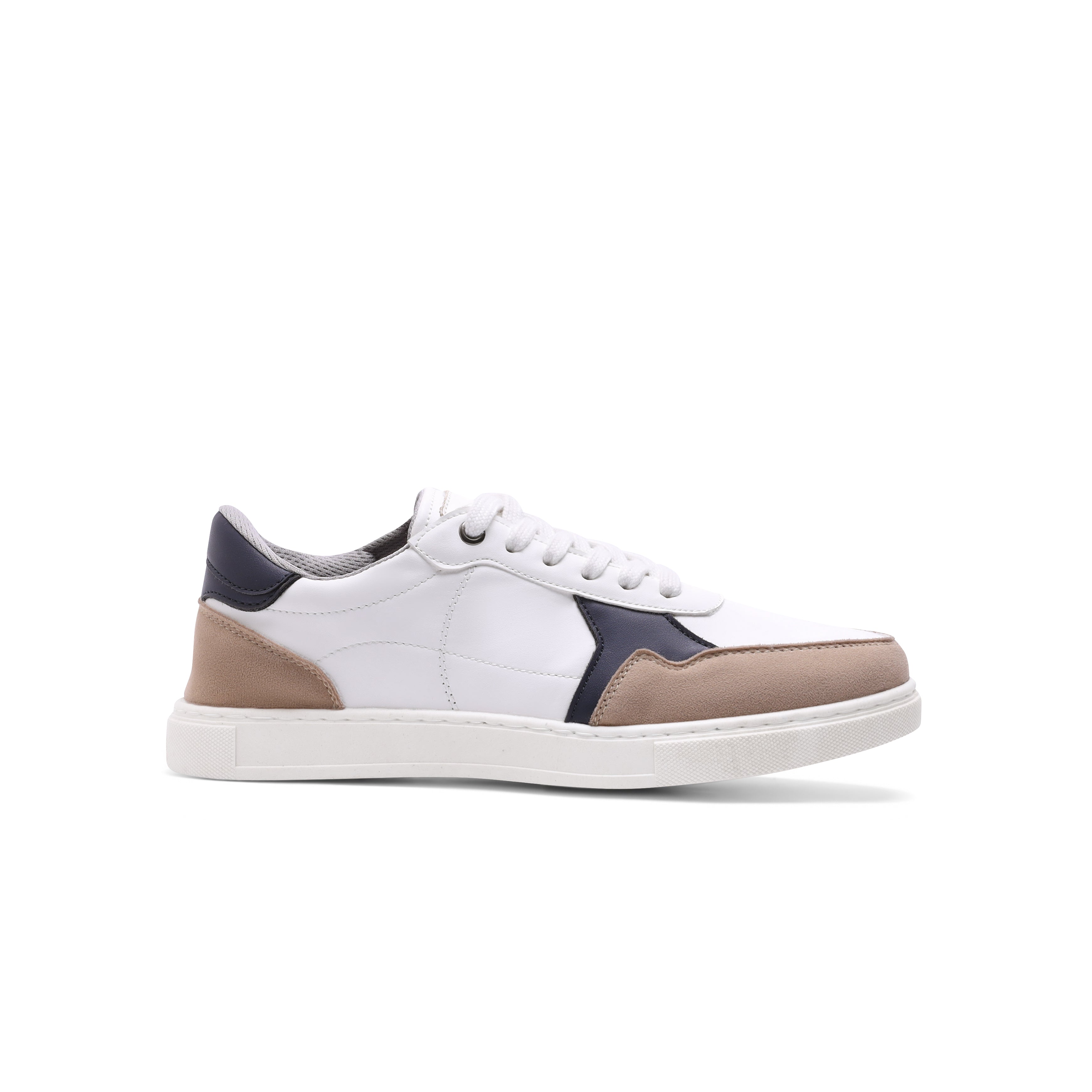 Suede-Accented Leather Sneaker - 147