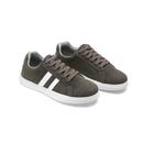 Perforated Suede-Look Leather Sneaker - 148