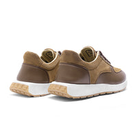 Suede-Accented Leather Sneaker - 149