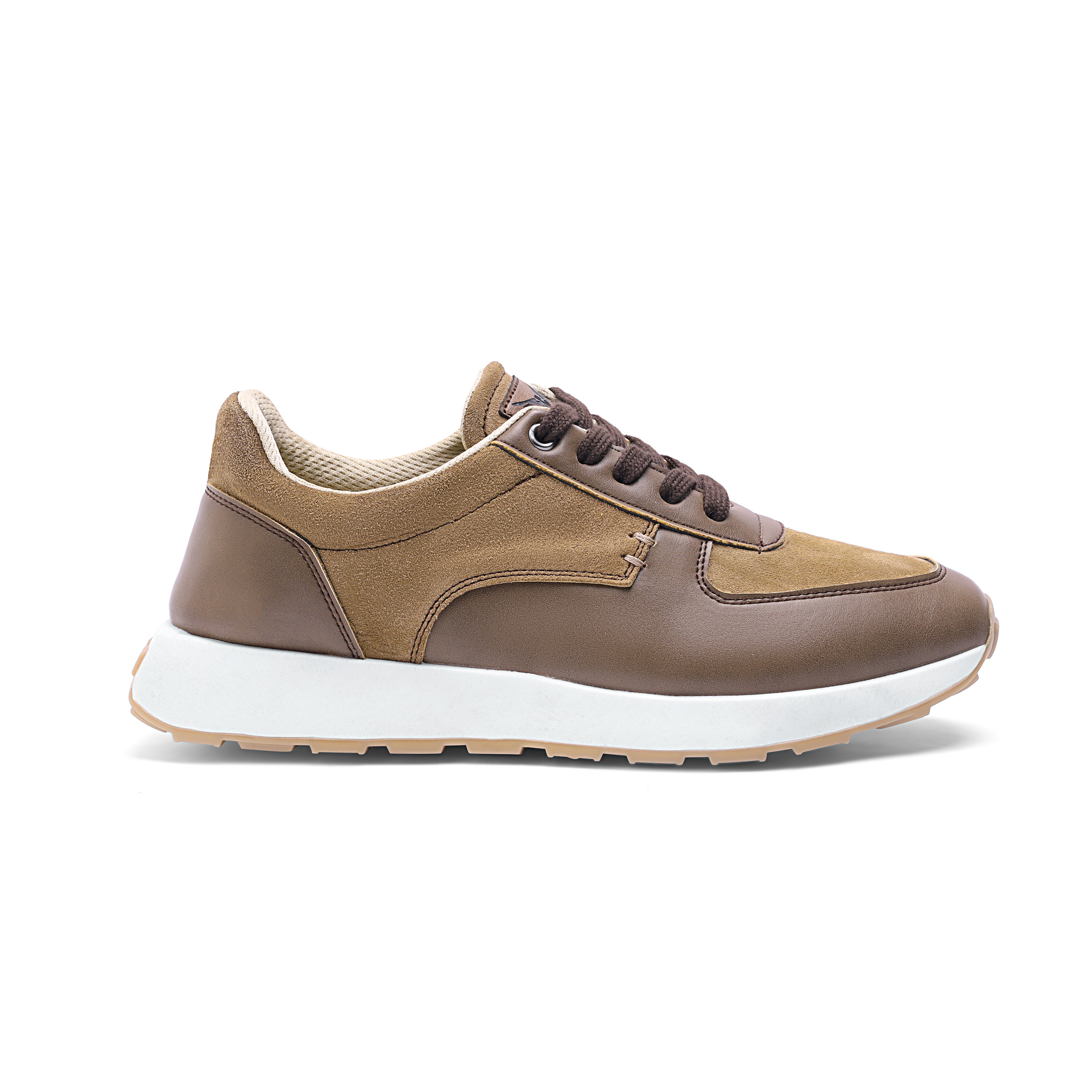 Suede-Accented Leather Sneaker - 149