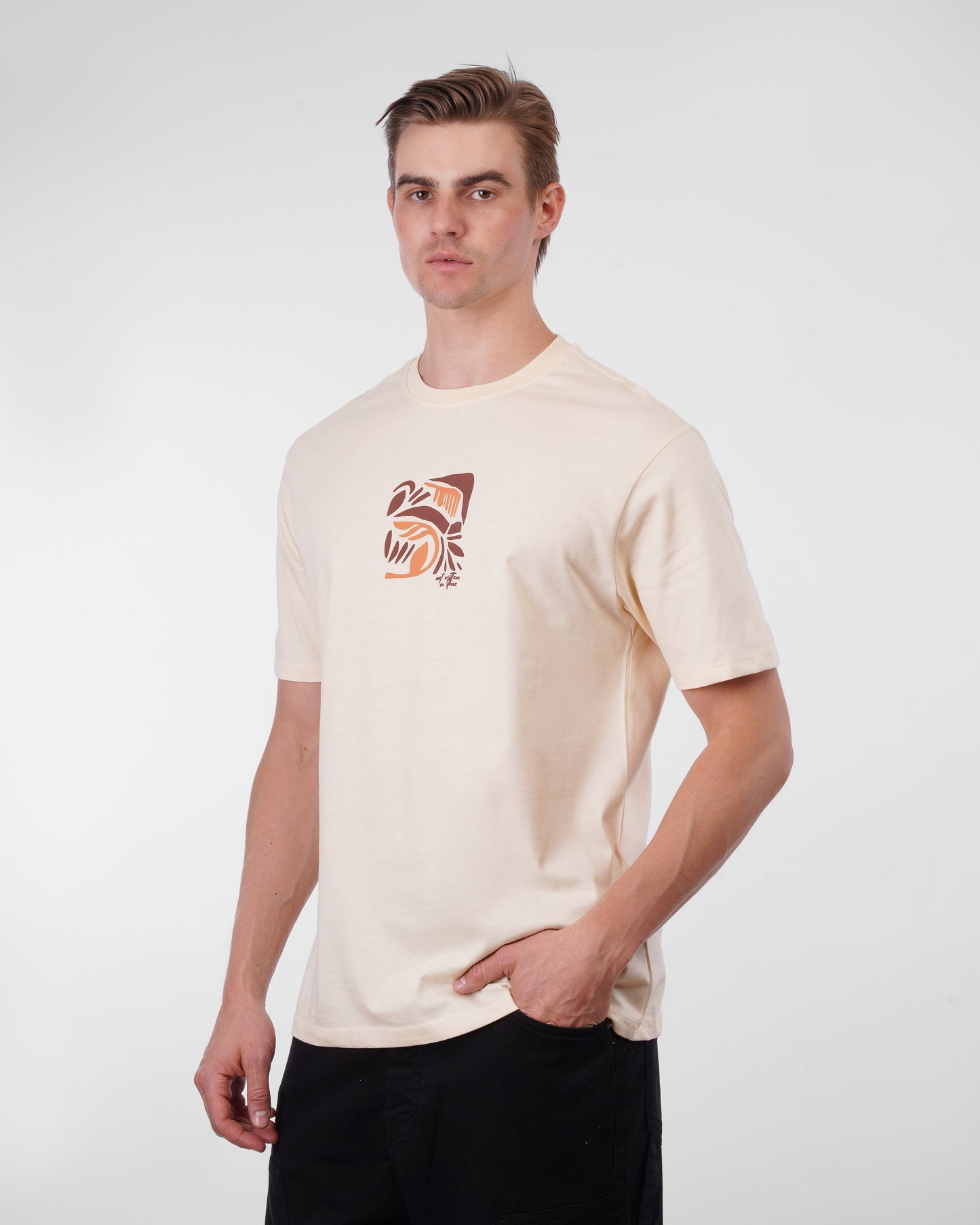 Printed Over size T-shirt -25111