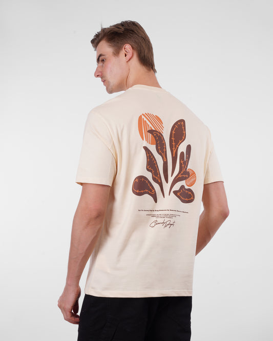 Printed Over size T-shirt -25111