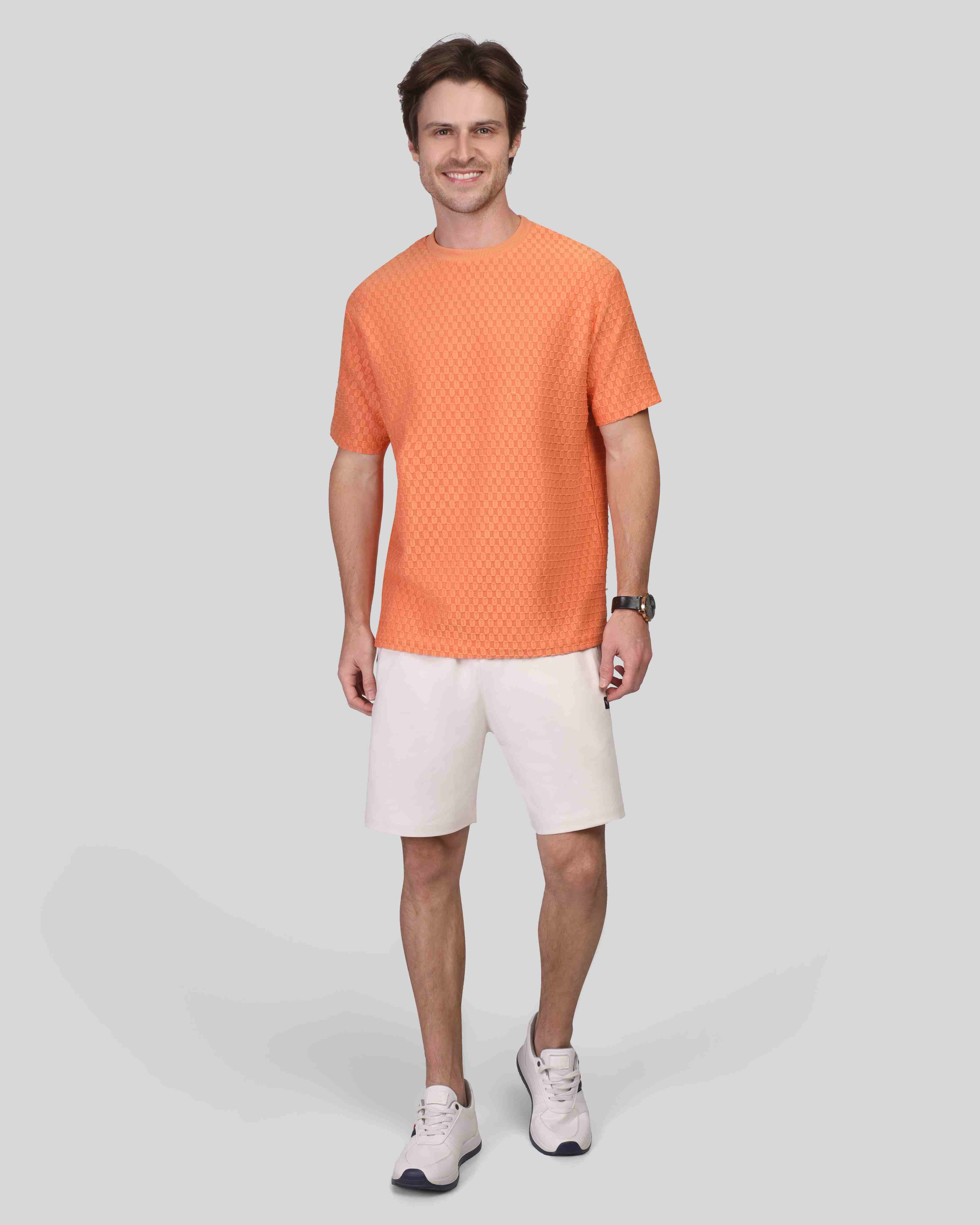Jacquard Texture Tee - 25132