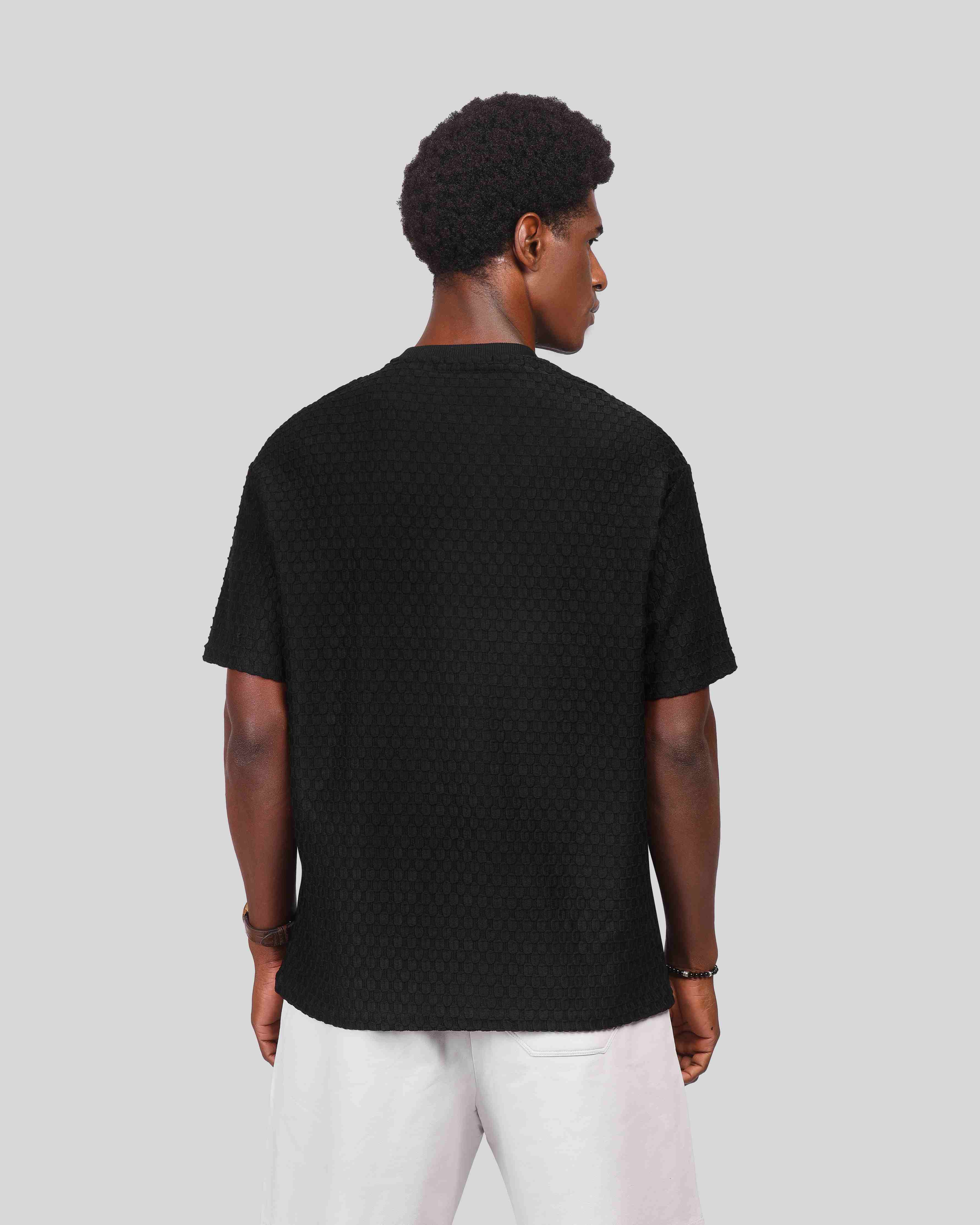 Jacquard Texture Tee - 25132