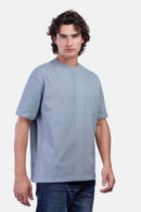 Striped Jacquard Oversized T-Shirt