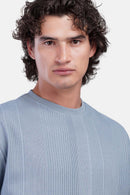 Striped Jacquard Oversized T-Shirt