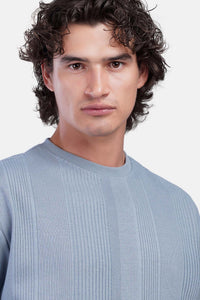 Striped Jacquard Oversized T-Shirt