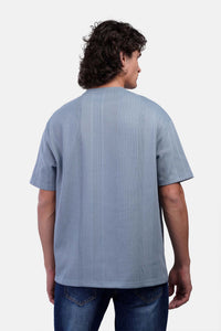 Striped Jacquard Oversized T-Shirt