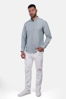 Oxford Striped Long Sleeve Shirt