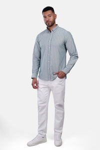Oxford Striped Long Sleeve Shirt