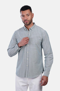 Oxford Striped Long Sleeve Shirt