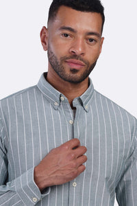 Oxford Striped Long Sleeve Shirt