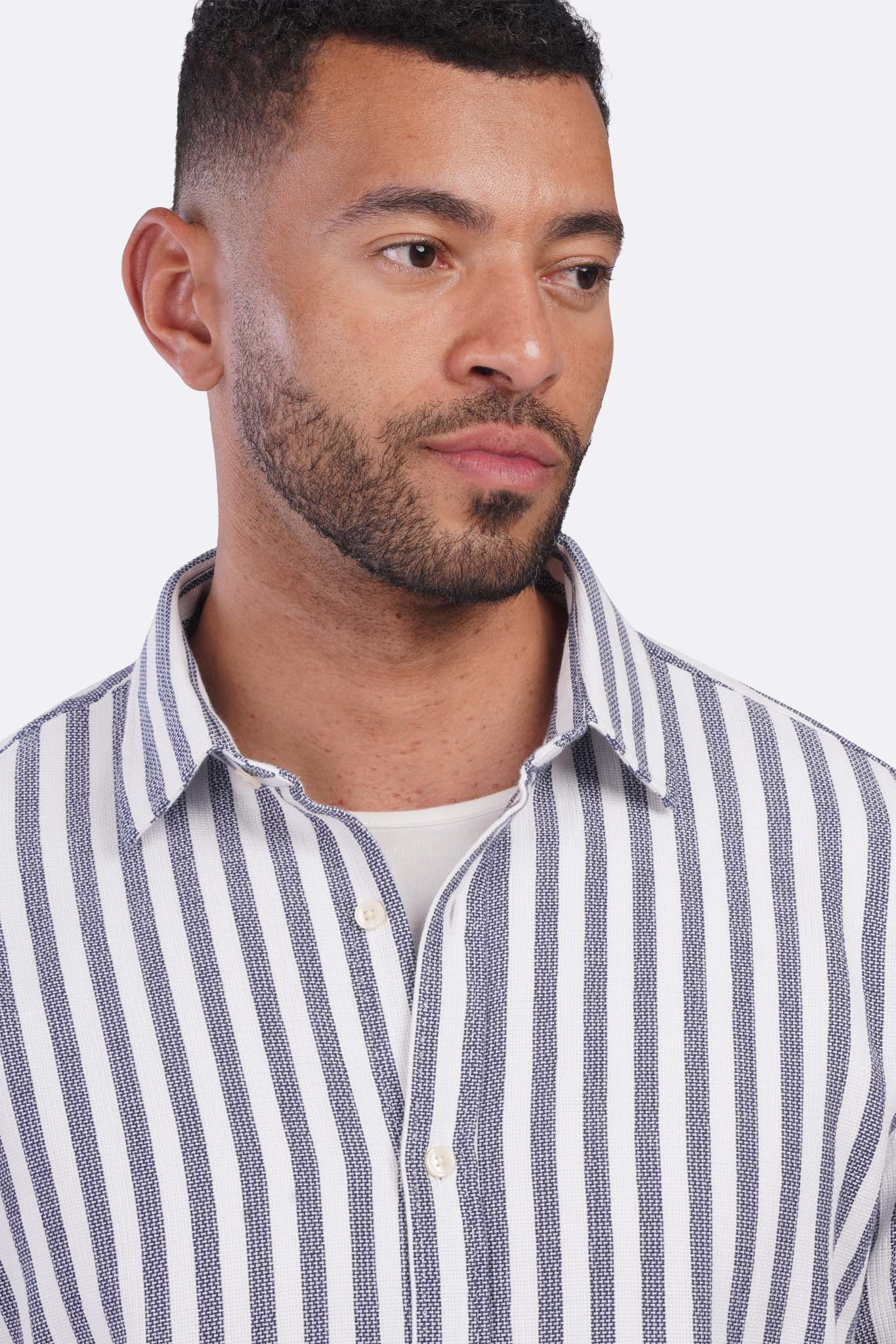 Striped Shibeka Long Sleeve Shirt