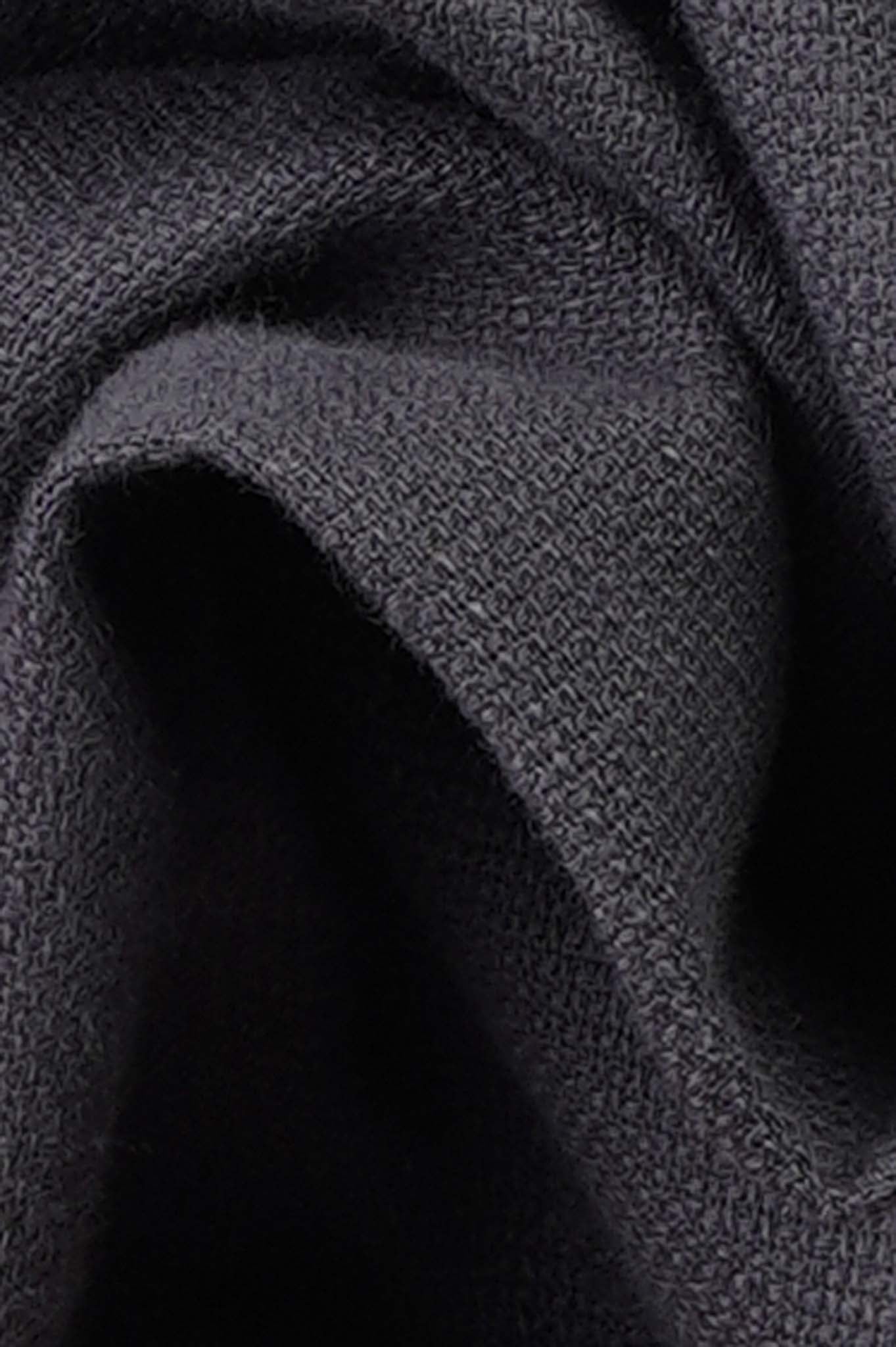Slub Shibeka Tennis-Collar Half-Sleeve Shirt