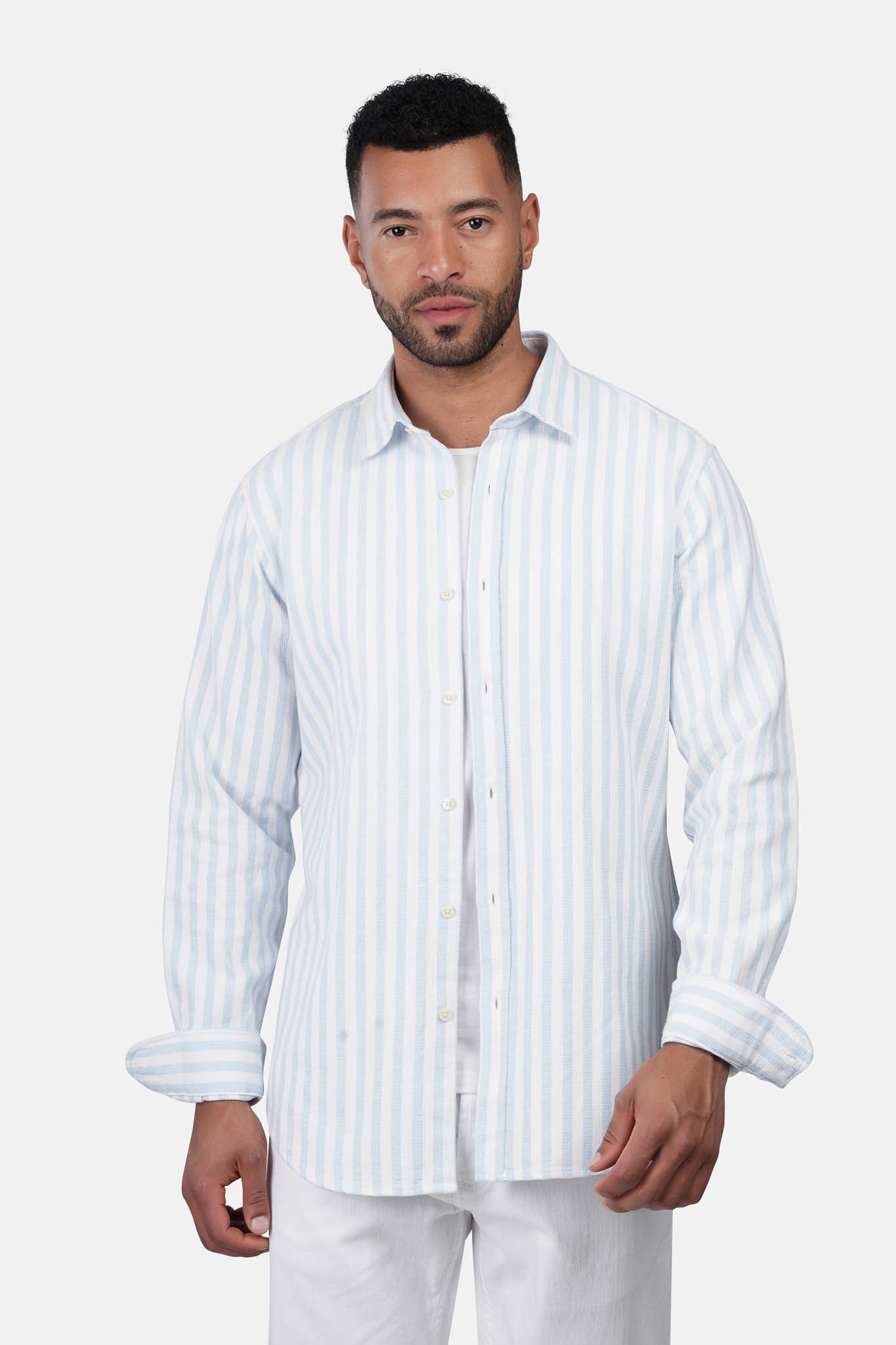 Striped Shibeka Long Sleeve Shirt