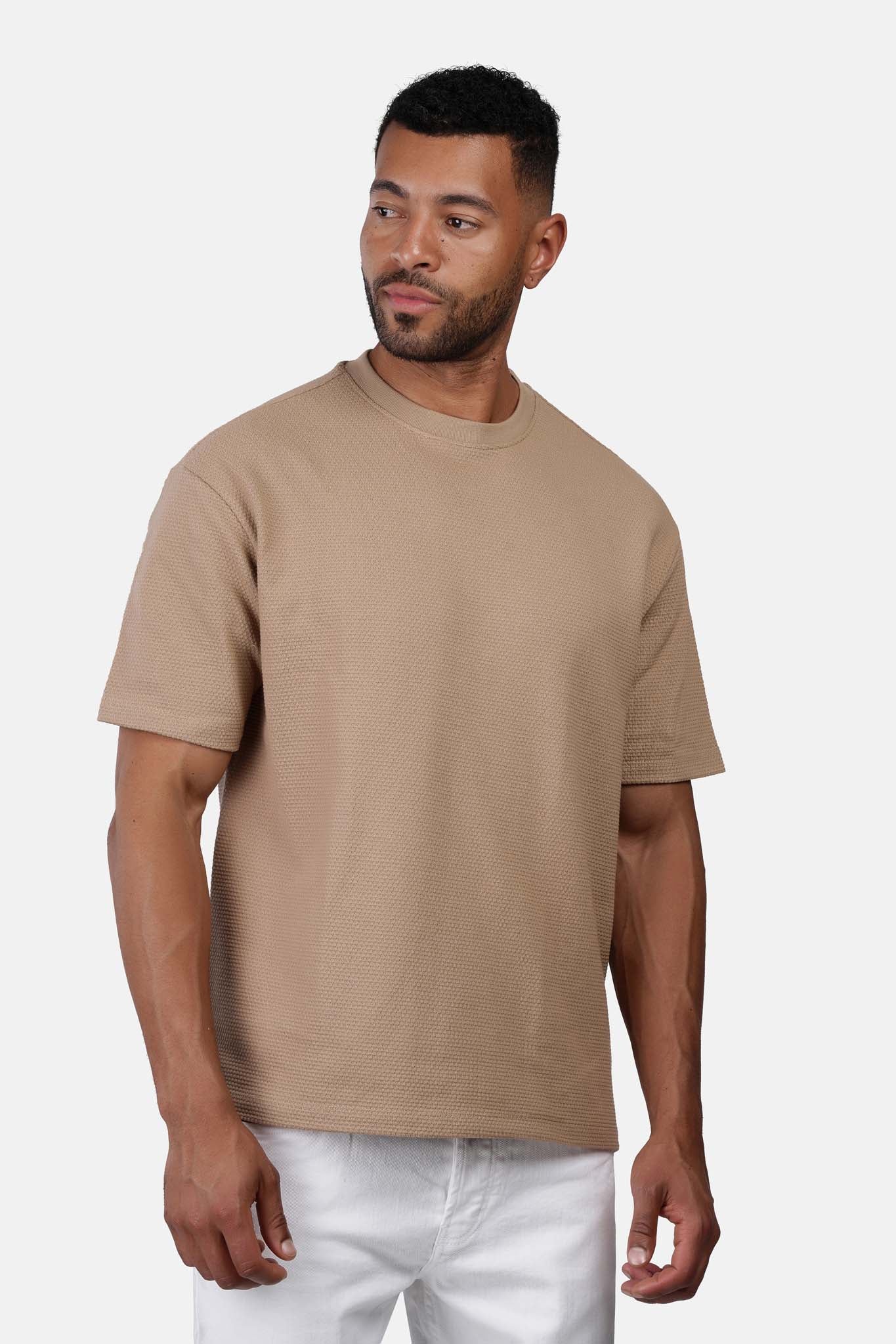 Popcorn Oversized Half-Sleeve T-Shirt