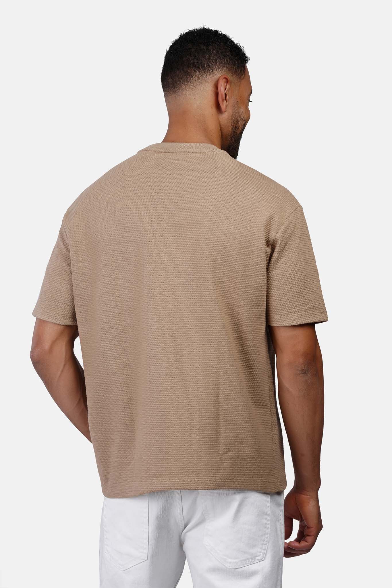 Popcorn Oversized Half-Sleeve T-Shirt