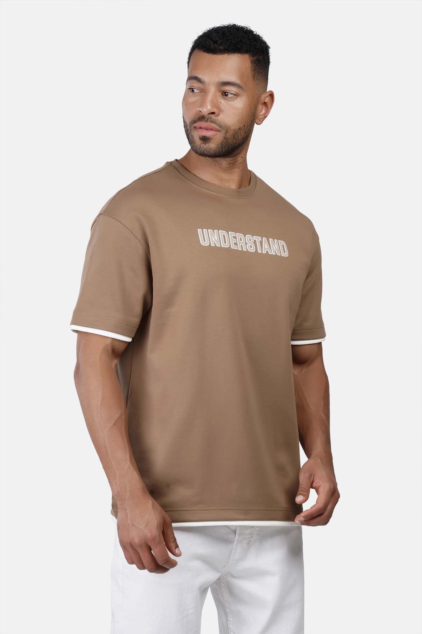 Oversized Interlock Half-Sleeve T-Shirt – KAZARY