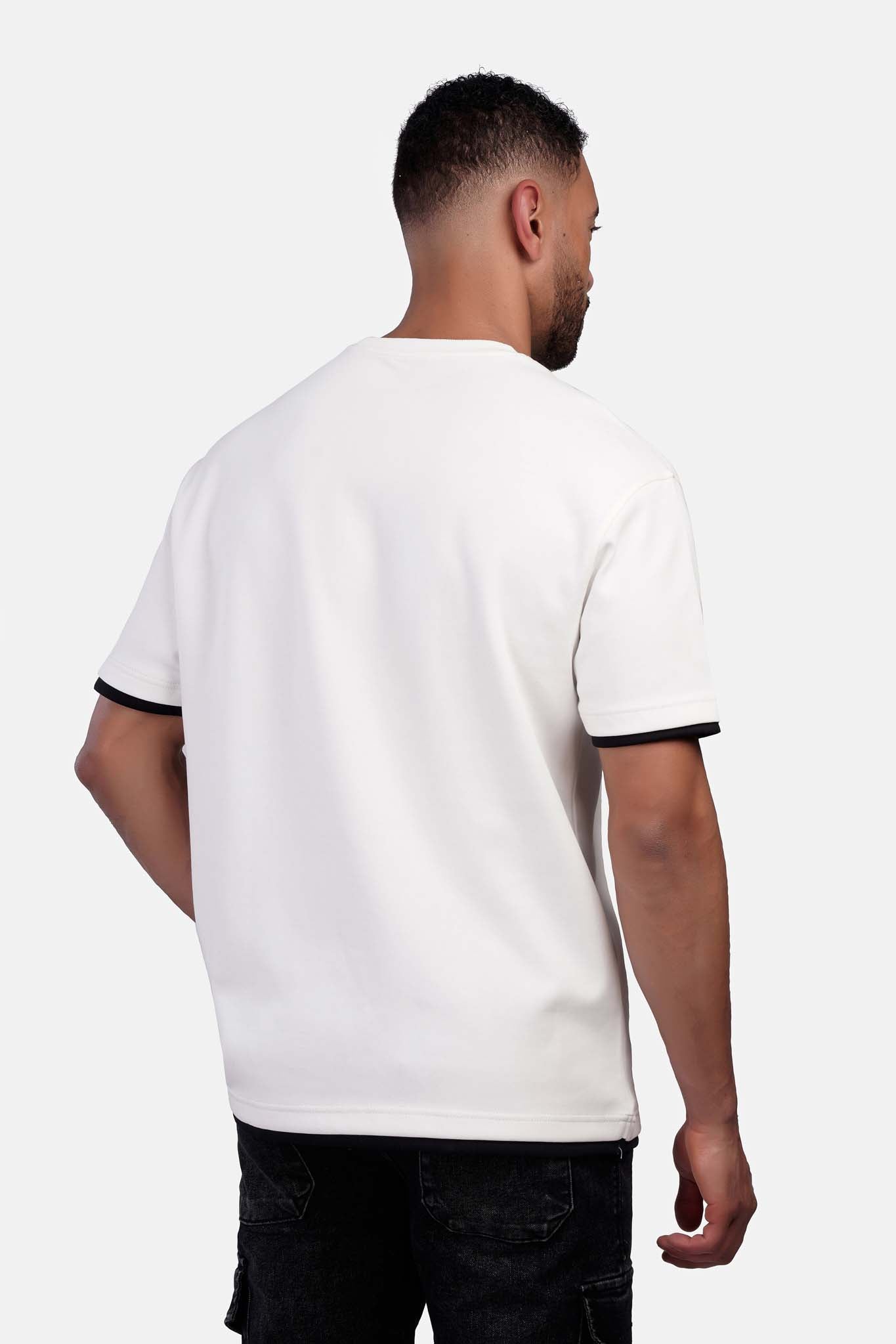 Oversized Interlock Half-Sleeve T-Shirt