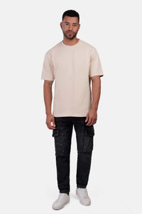 Striped Jacquard Oversized T-Shirt