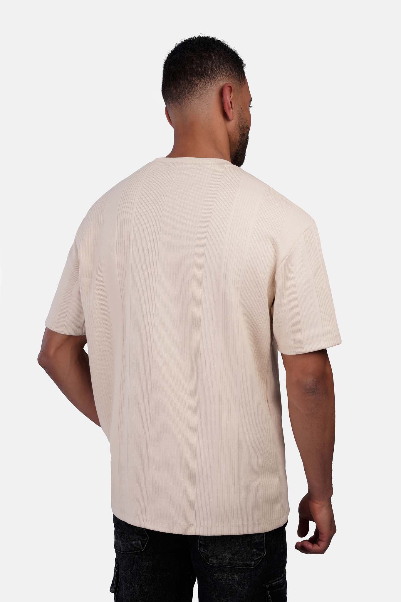 Striped Jacquard Oversized T-Shirt