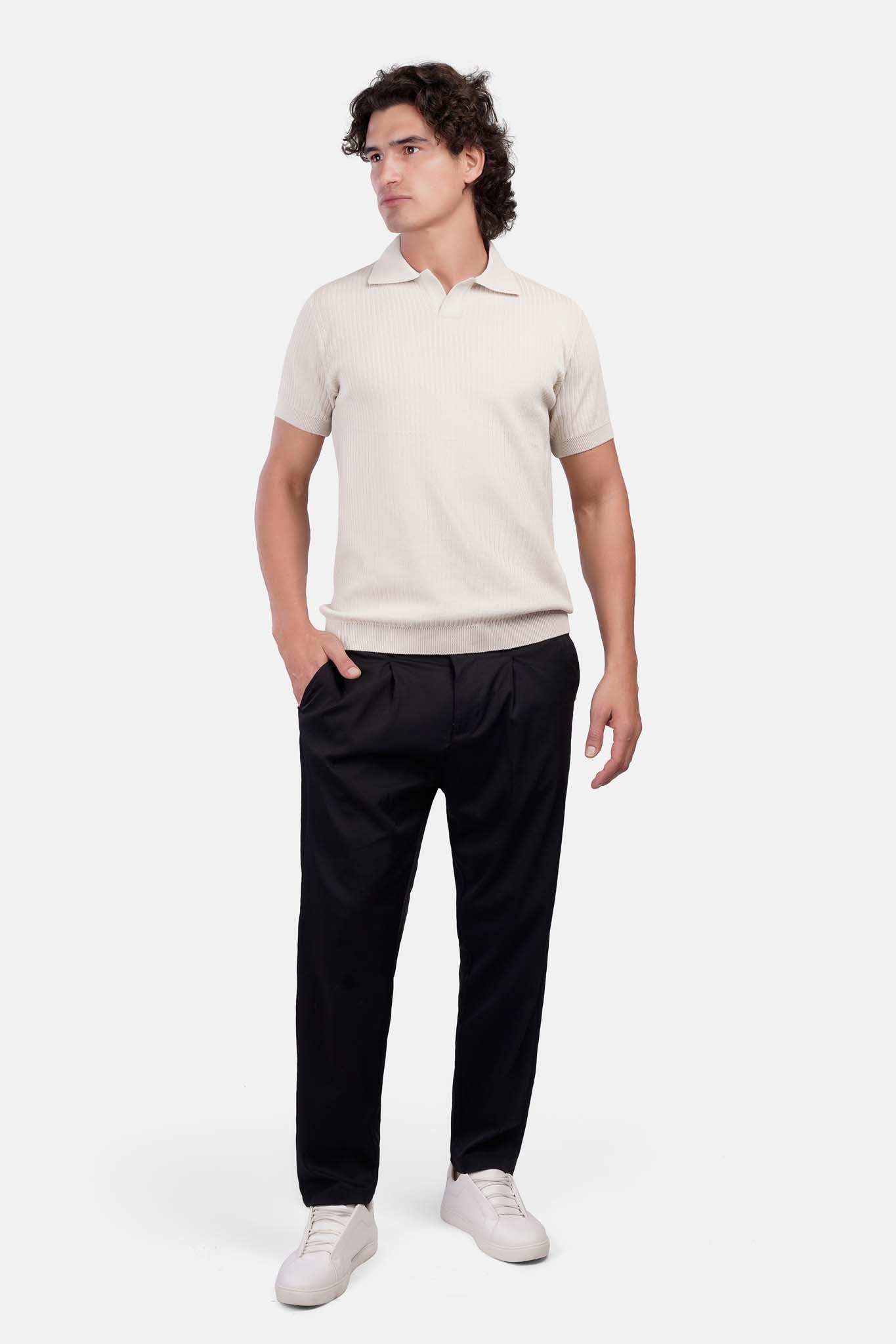 Jacquard Polo T-Shirt