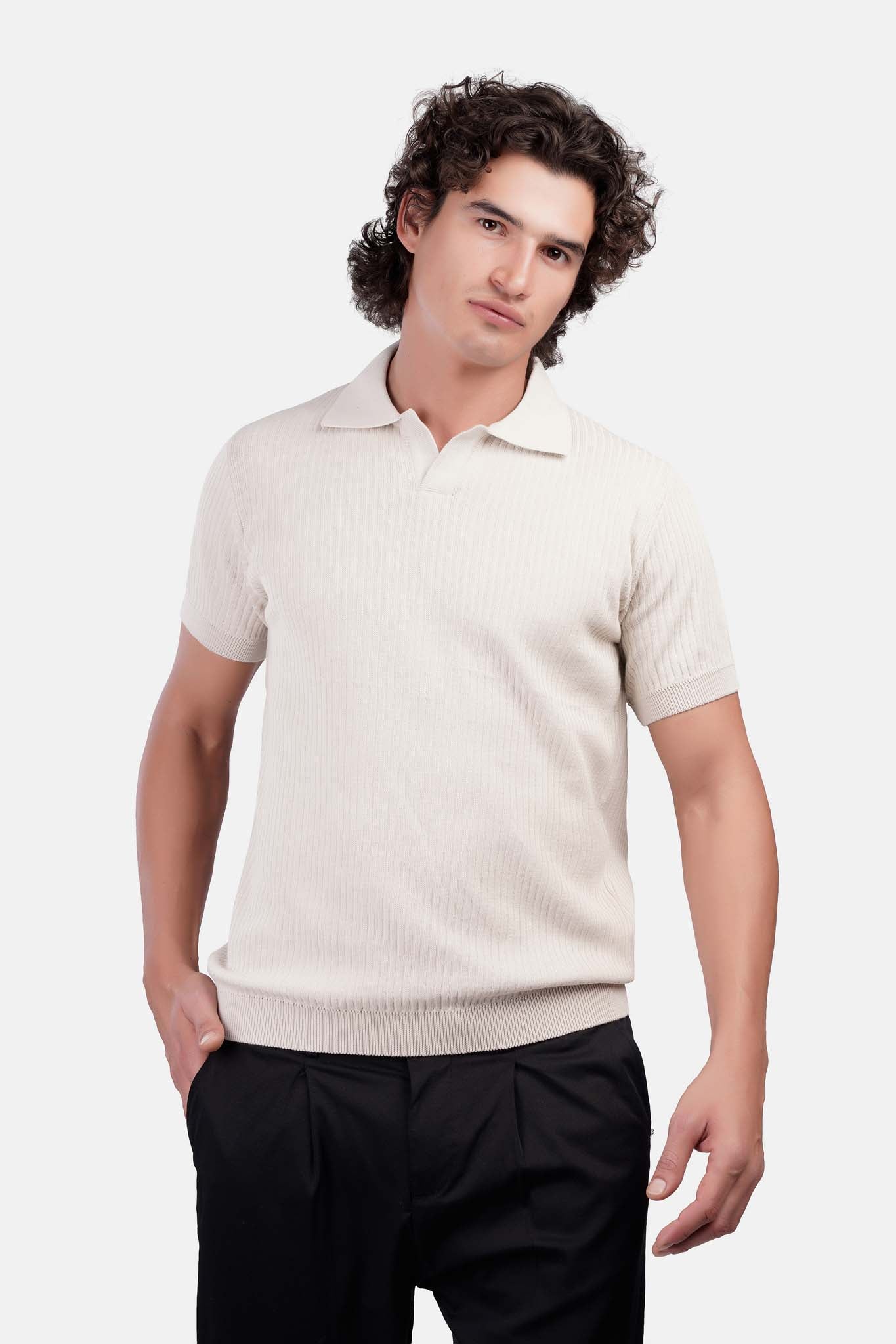 Jacquard Polo T-Shirt