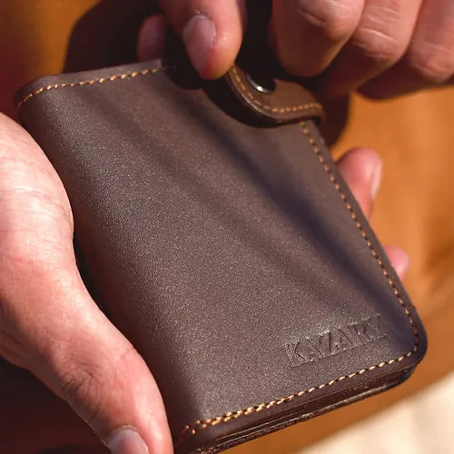 LEATHER WALLET - KAZARY